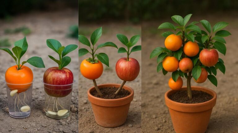 Questo semplice gesto ti permette di coltivare mele e frutti giapponesi dai semi…