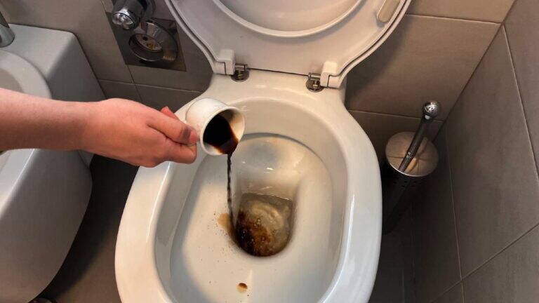 Versa una tazza di caffè nel WC: il rimedio naturale che sta conquistando il web