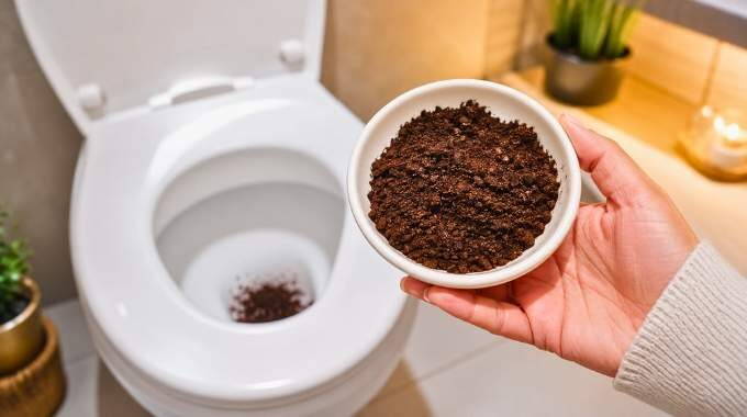 Mettere i Fondi di Caffè nel WC: il Rimedio Naturale che Sempre Più Persone Usano Ogni Settimana