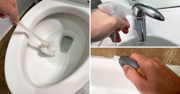Come pulire tutto il bagno con l’aceto bianco di alcol per profumarlo e farlo brillare