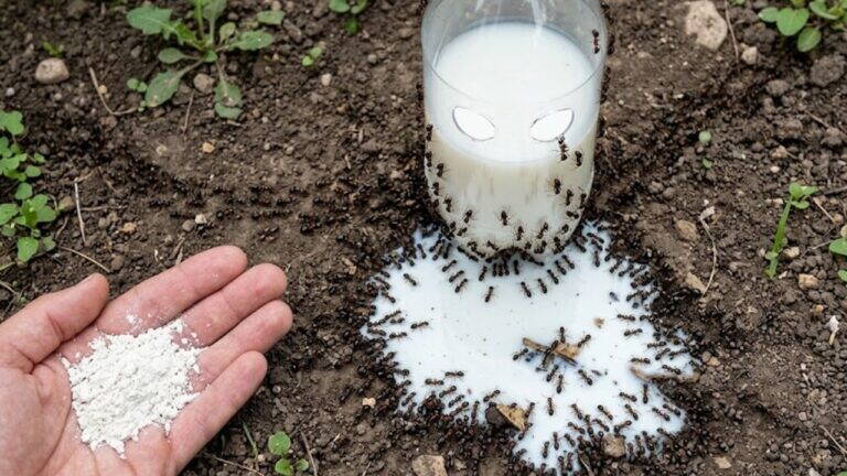 Metti questo in una bottiglia. Le formiche entrano da sole nella trappola
