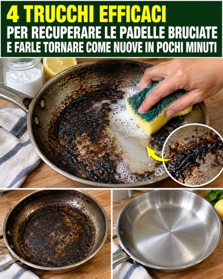 4 trucchi efficaci per recuperare le padelle bruciate e farle tornare come nuove in pochi minuti