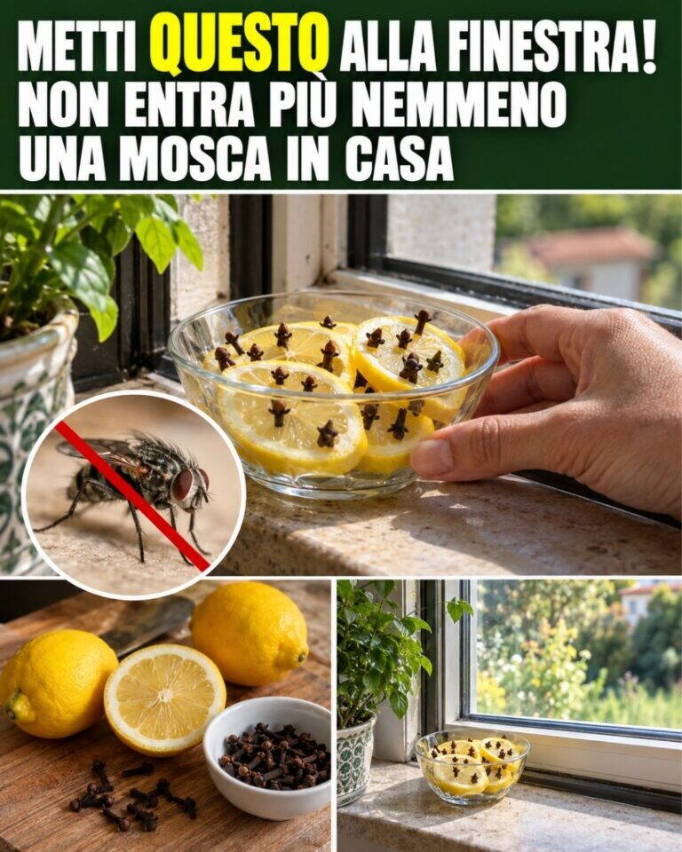 Metti QUESTO alla finestra! Non entra più nemmeno una MOSCA in casa