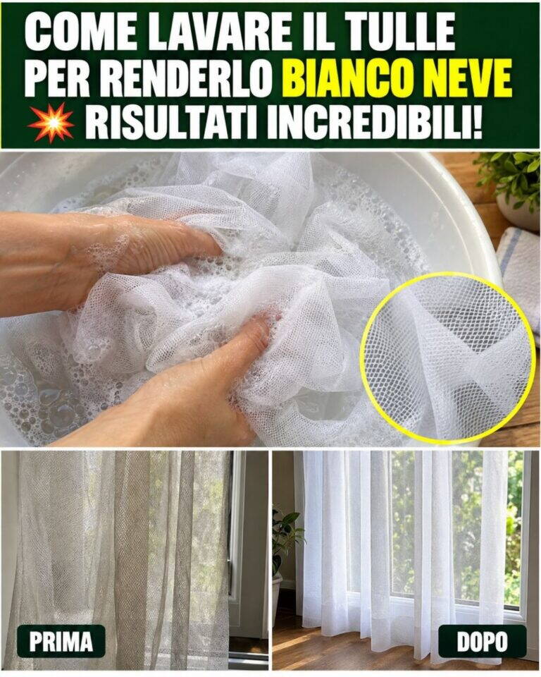 Come lavare il tulle per renderlo bianco neve 💥 Risultati incredibili!